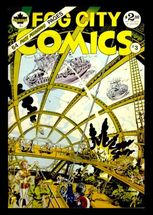 FOG CITY COMICS #3, 1979, RAND HOLMES, FUNNY ANIMALS, CANADIAN UNDERGROUND COMIC
