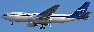 A-300 Tradewinds Airbus Airplane Wood Model 
