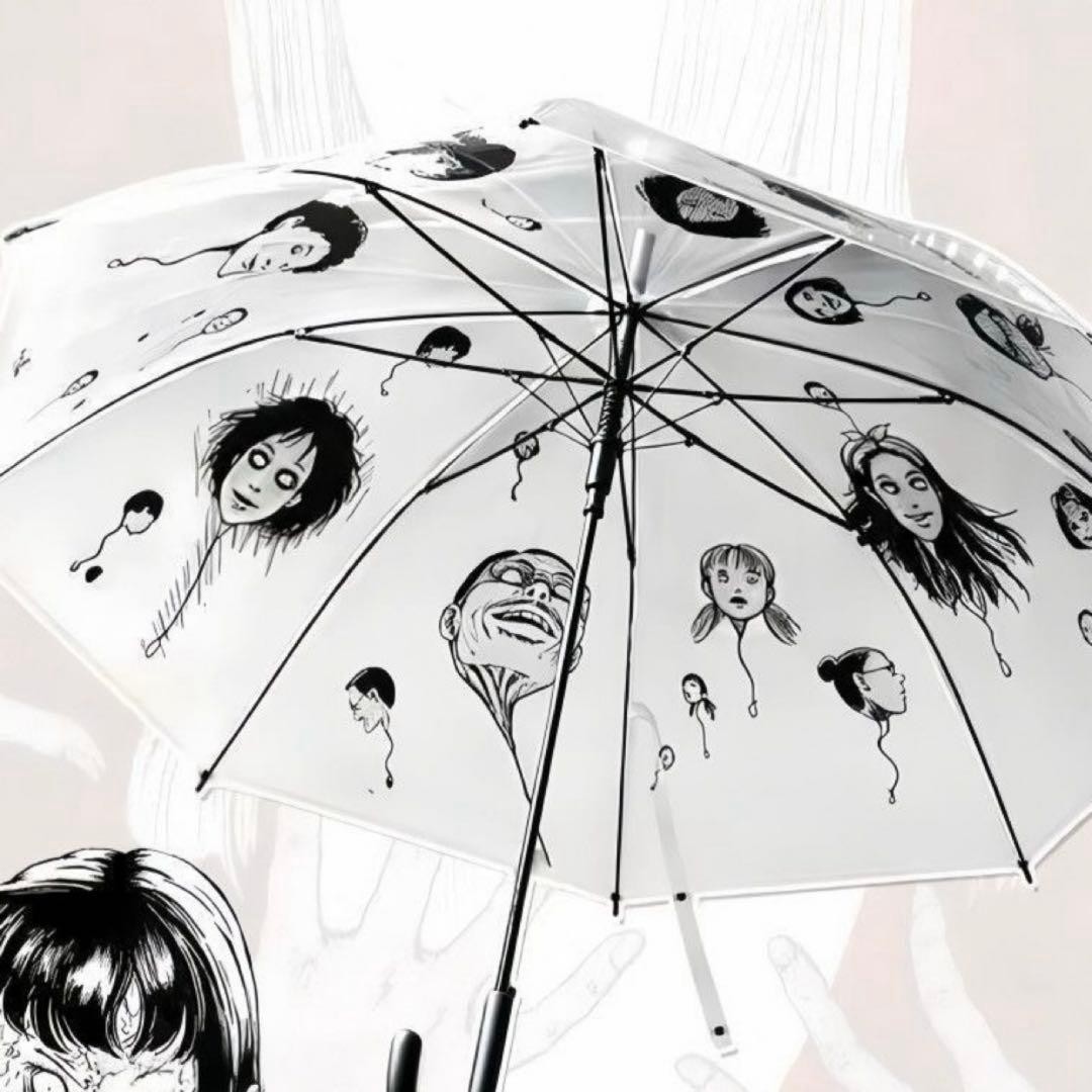 Junji Ito The Hanging Balloons Long Umbrella LINLEE Collaboration Horror Manga