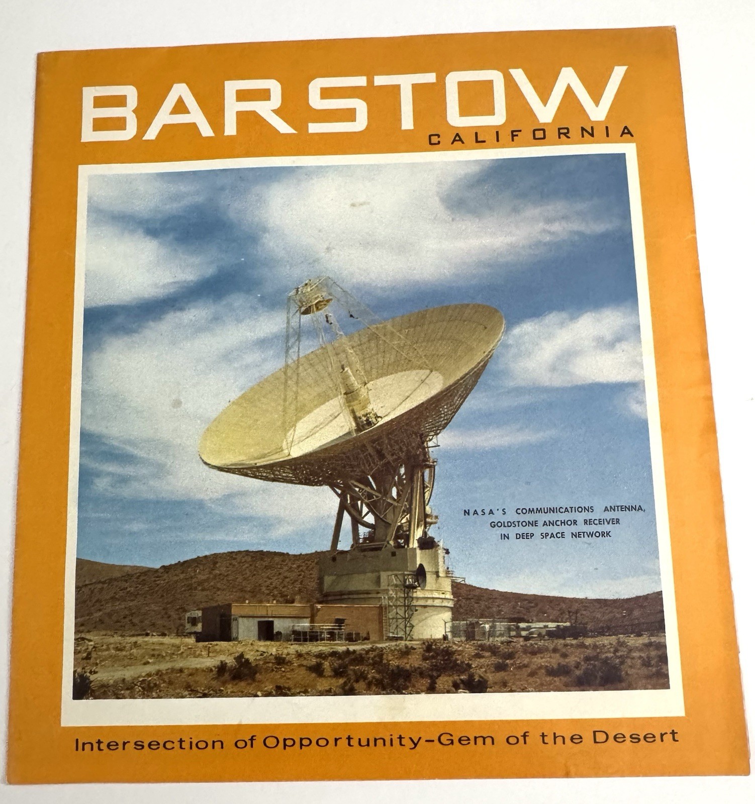Vintage 1966 Barstow California NASA Communication Antenna Booklet