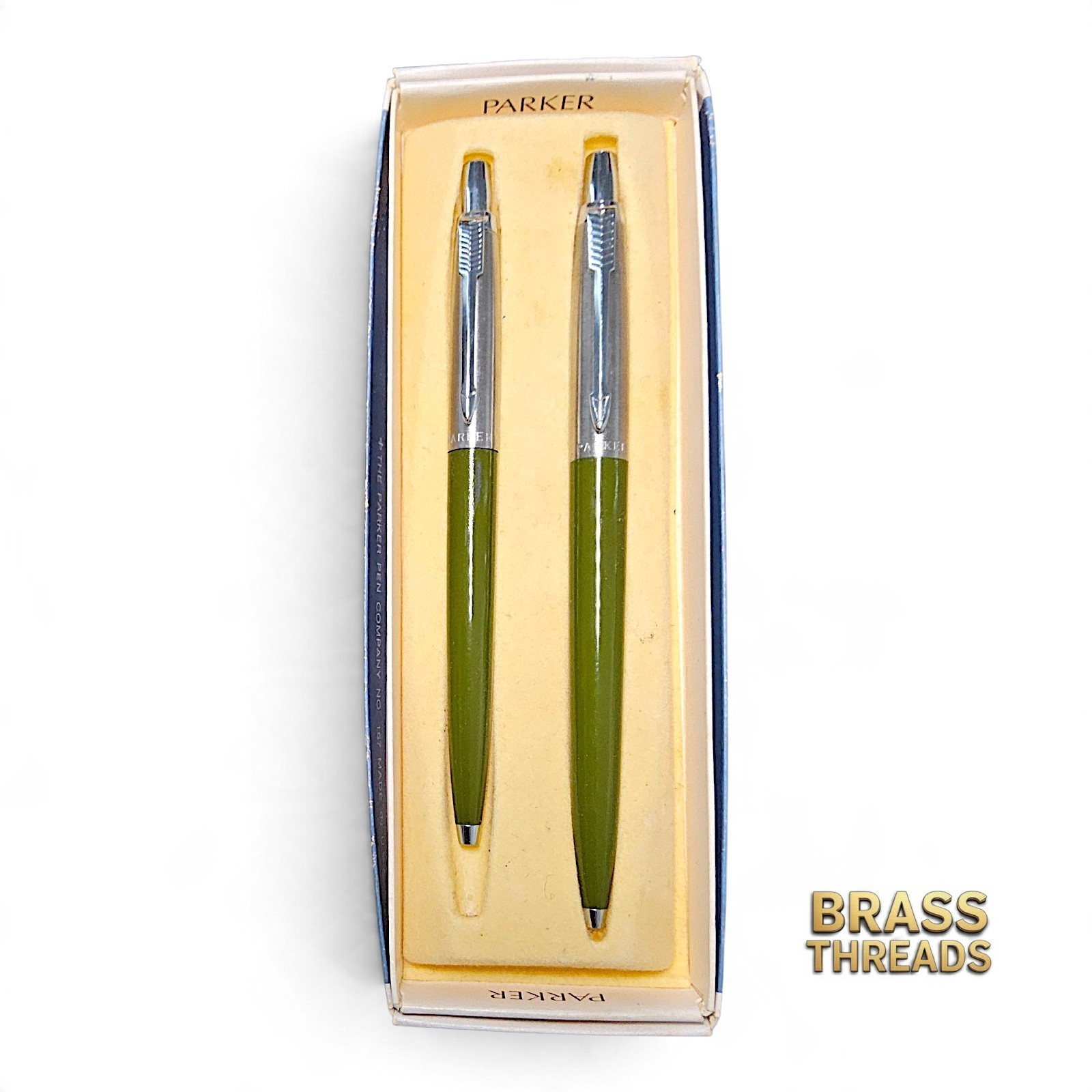 Vintage Parker Jotter Olive Regular & Mini