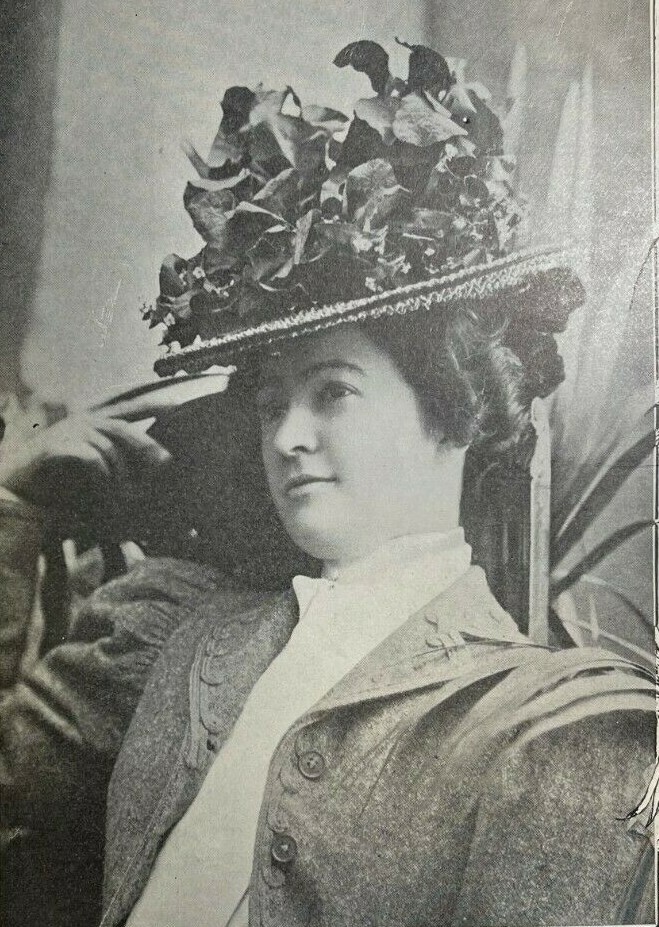 1899 Vintage Magazine Illustration Actress Maude Knowlton