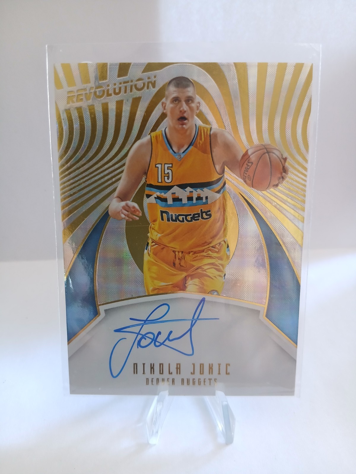 2016-17 PANINI REVOLUTION Basketball NIKOLA JOKIC autographs #18 AUTO ON CARD