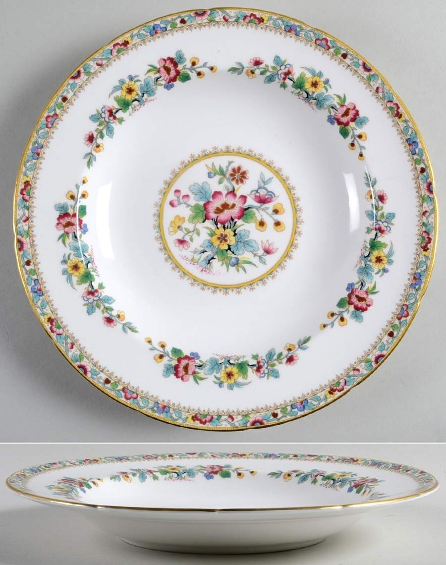 Coalport Ming Rose Rimmed Soup Bowl 6010228