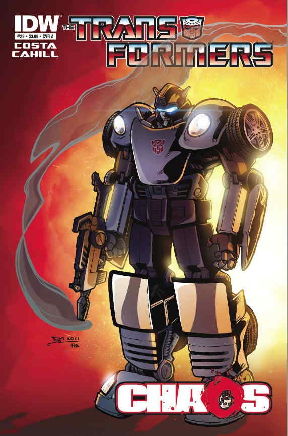 Transformers (IDW, 2nd Series), The #29B VF/NM; IDW | Chaos - w/Bag+Board