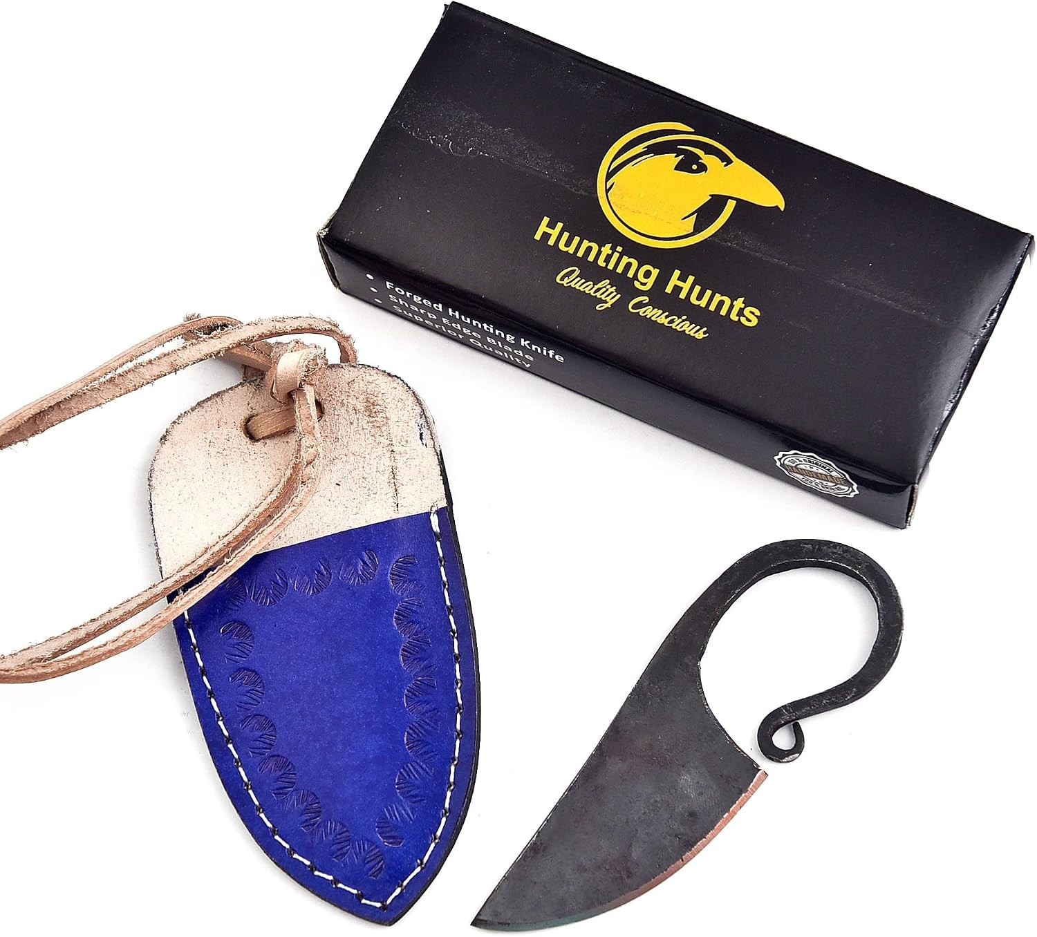 Celtic Necklace Knife Hand Forged Mini Fixed Blade EDC Viking Pendant Knife