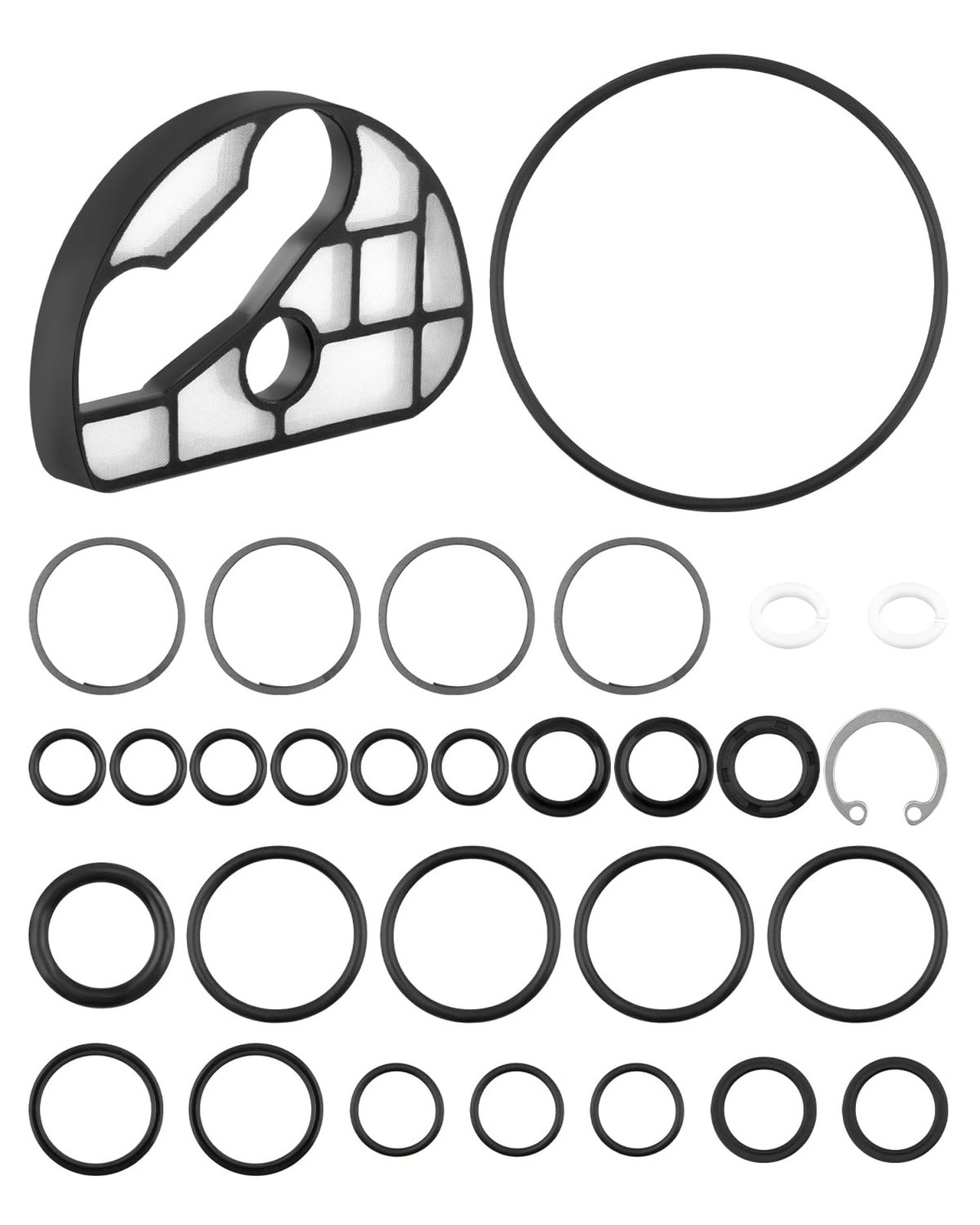 Seal Rebuild Kit for Outboard Tilt & Trim Unit Fit for Johnson | O-Ring & Sea...