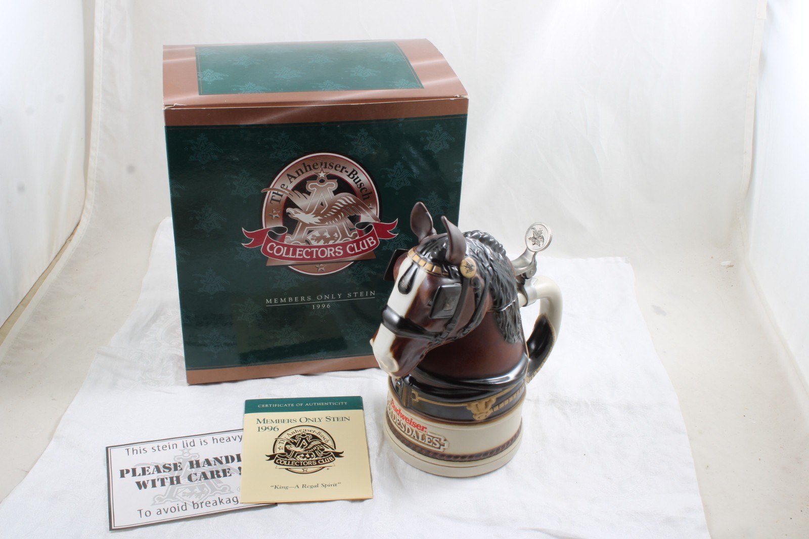 Vintage 1996 Anheuser Busch Club Members Only Stein 