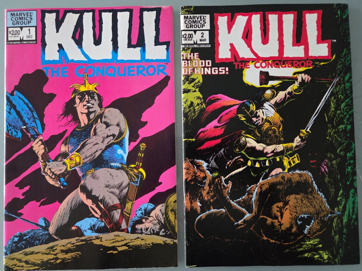 KULL THE CONQUEROR Vol 3 #1-10 (1982) MARVEL FULL SERIES BONUS Vol 2 #1-2 FULL