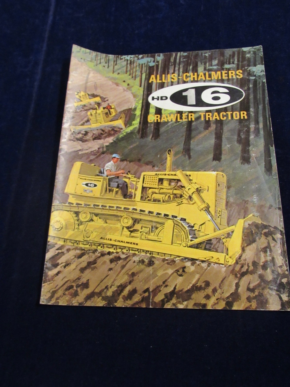 Vtg Allis Chalmers HD-16 Crawler Tractor Information 12Pg Brochure Catalog  K13