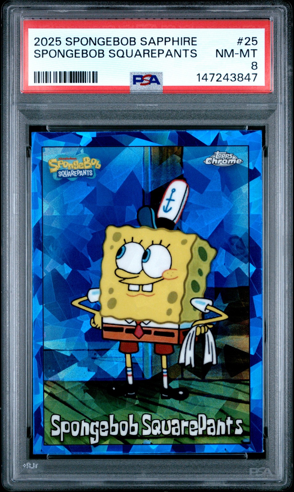 2025 #25 SPONGEBOB SQUAREPANTS PSA 8