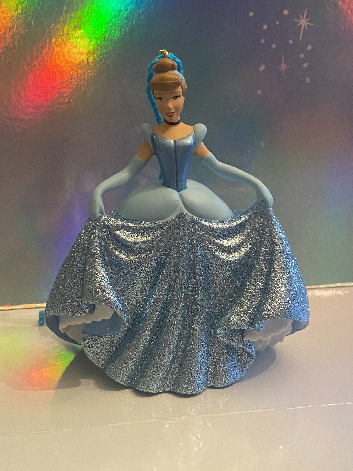 Disney Cinderella Glitter Christmas Ornament