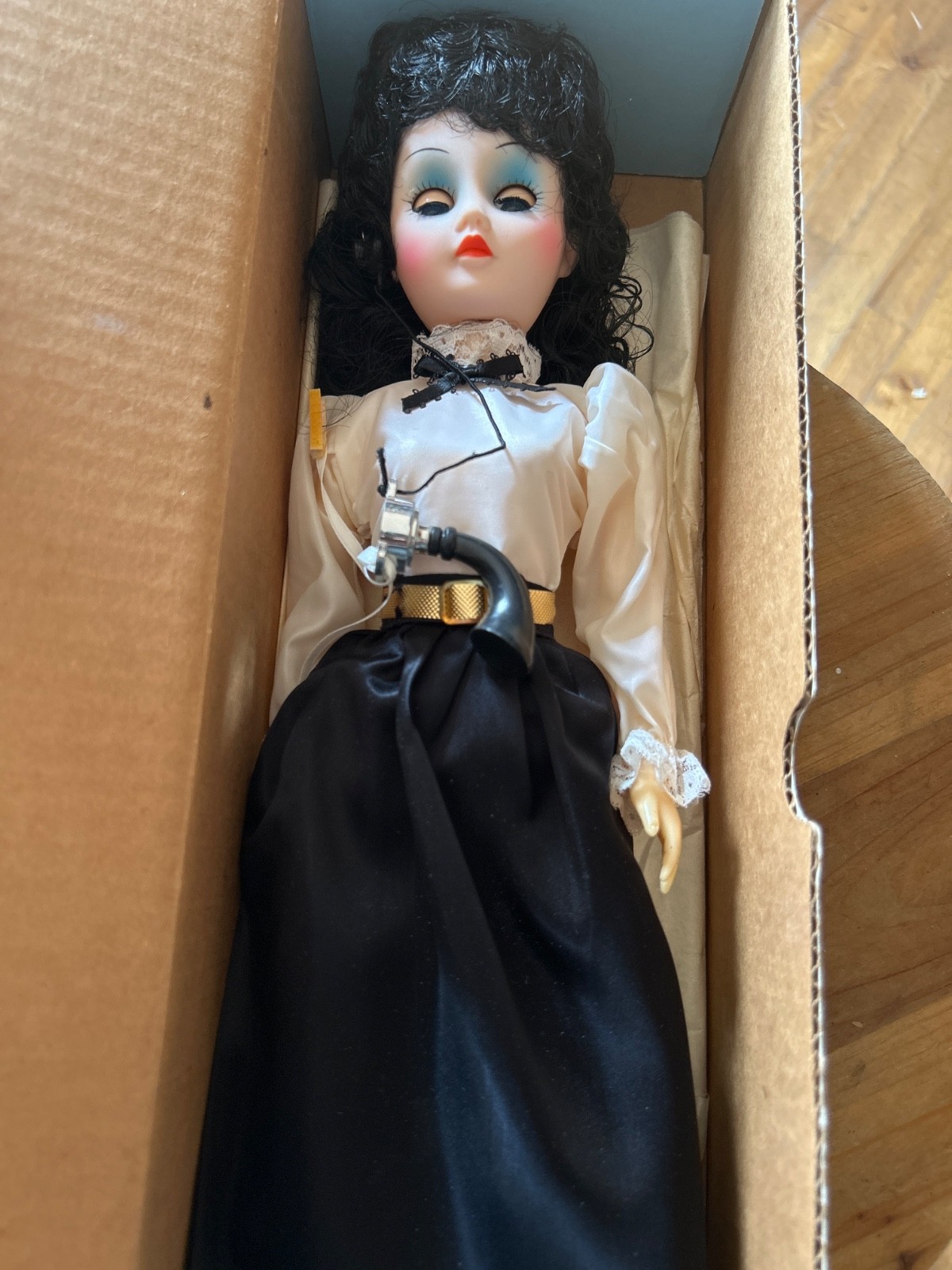 1890s Bell System Operator  black hair Doll VTG Telephone Pioneers of America