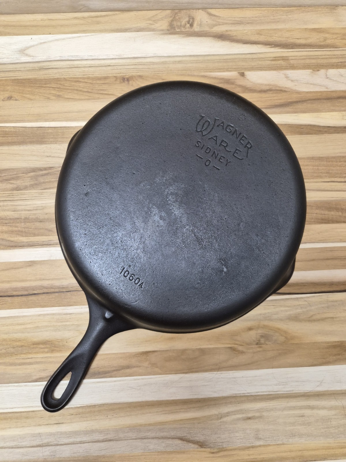 Vintage Wagner Ware Sidney -O- No. 10 Cast Iron Skillet 1060A Restored 