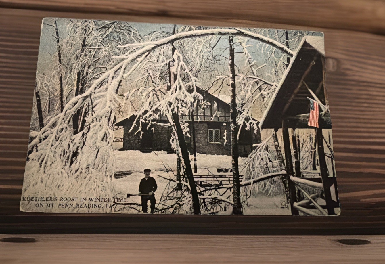 Vintage Mt Penn Kuechlers Roost Reading PA Postcard