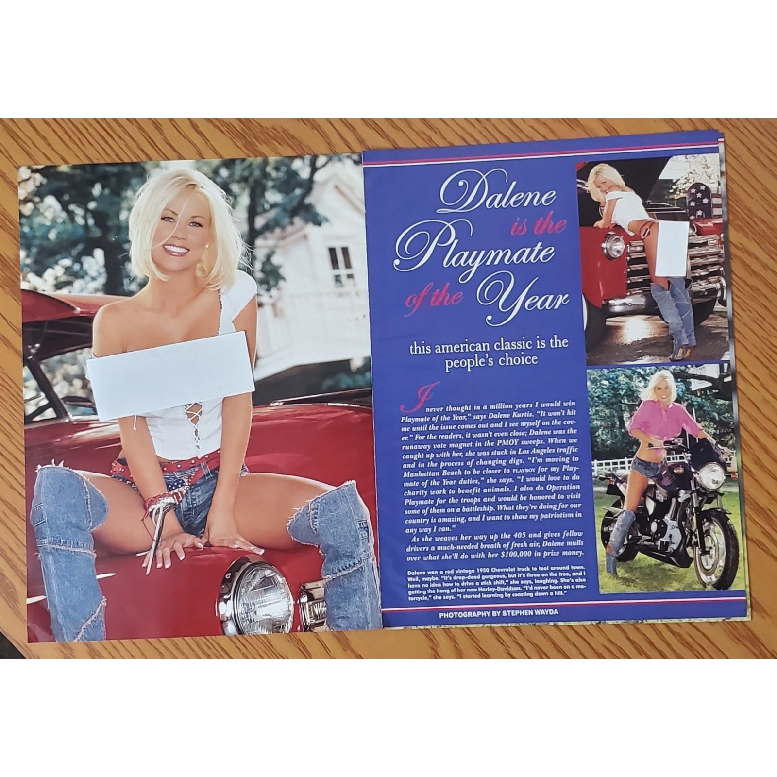 Playboy PICTORIAL ONLY - PMOY DALENE KURTIS    June, 2002    10 pages