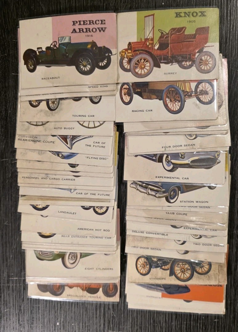 1954 Topps World On Wheels Lot Of 44 Cards PR-EX
