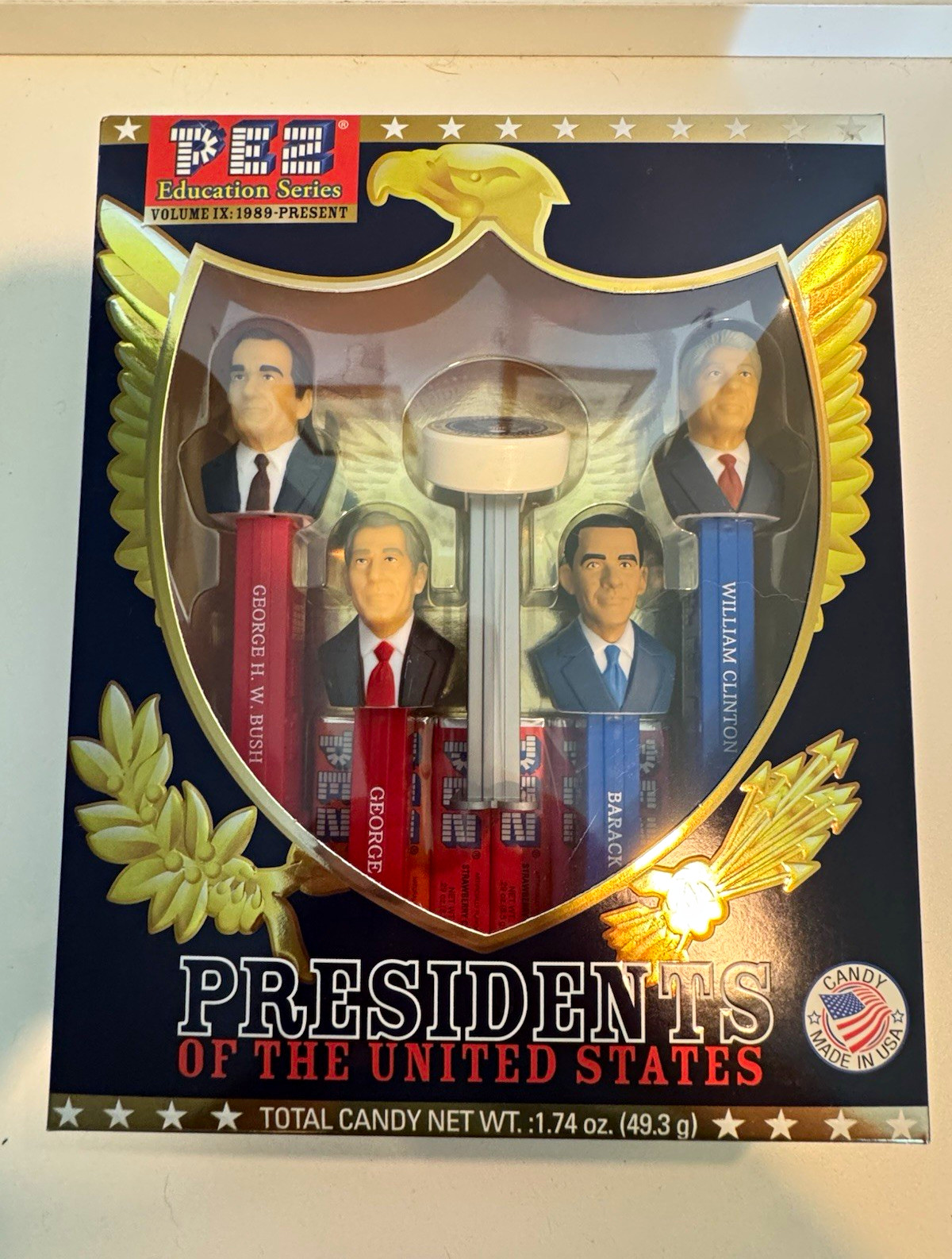 PEZ Education Series Presidents of the United States Vol IX 1989-Present Set PEZ Education Series Presidents of the United States Vol IX 1989-Present Set