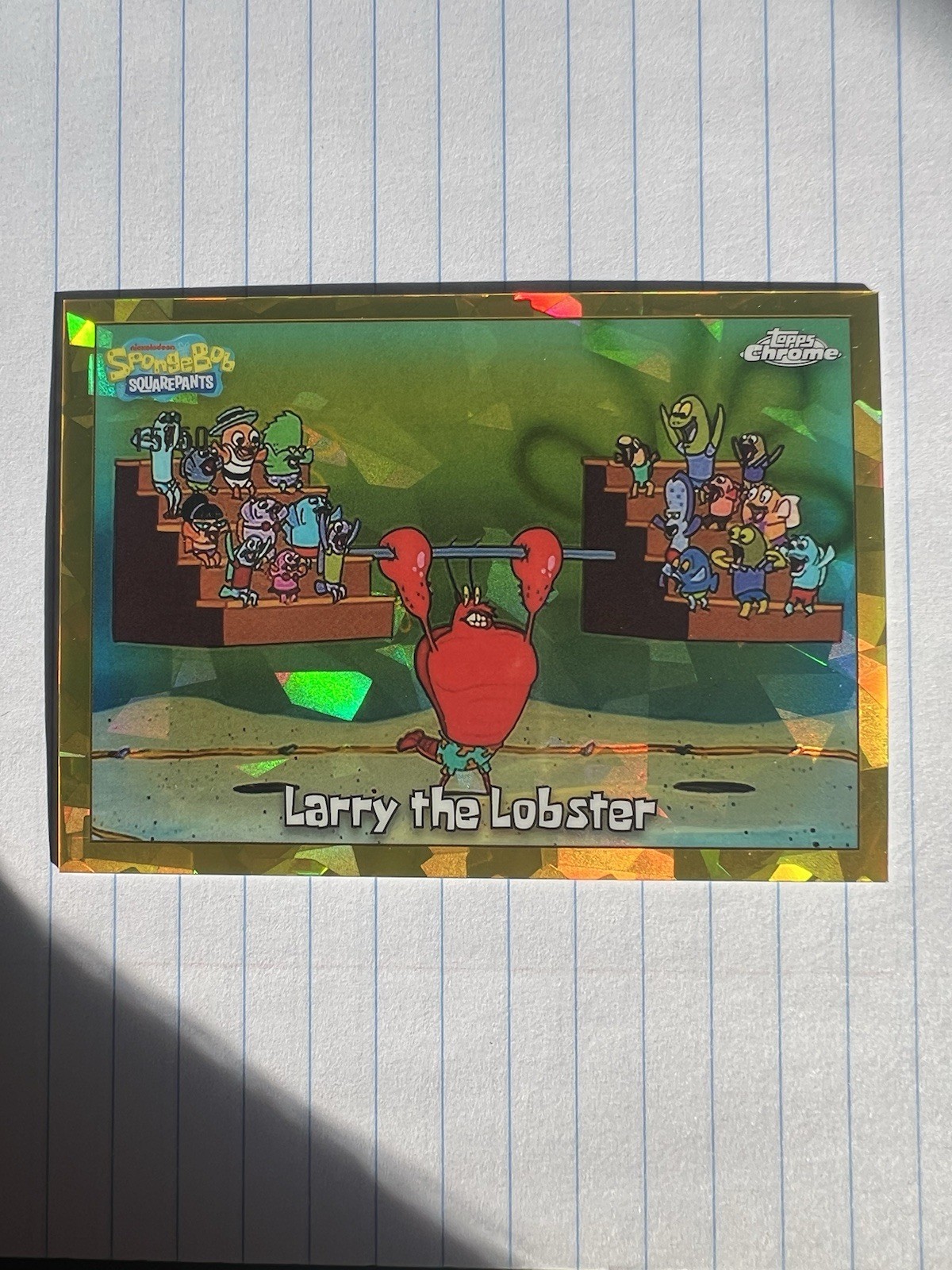 Topps 2025 Topps Chrome SpongeBob 25th Anniversary #12 Larry Refractor