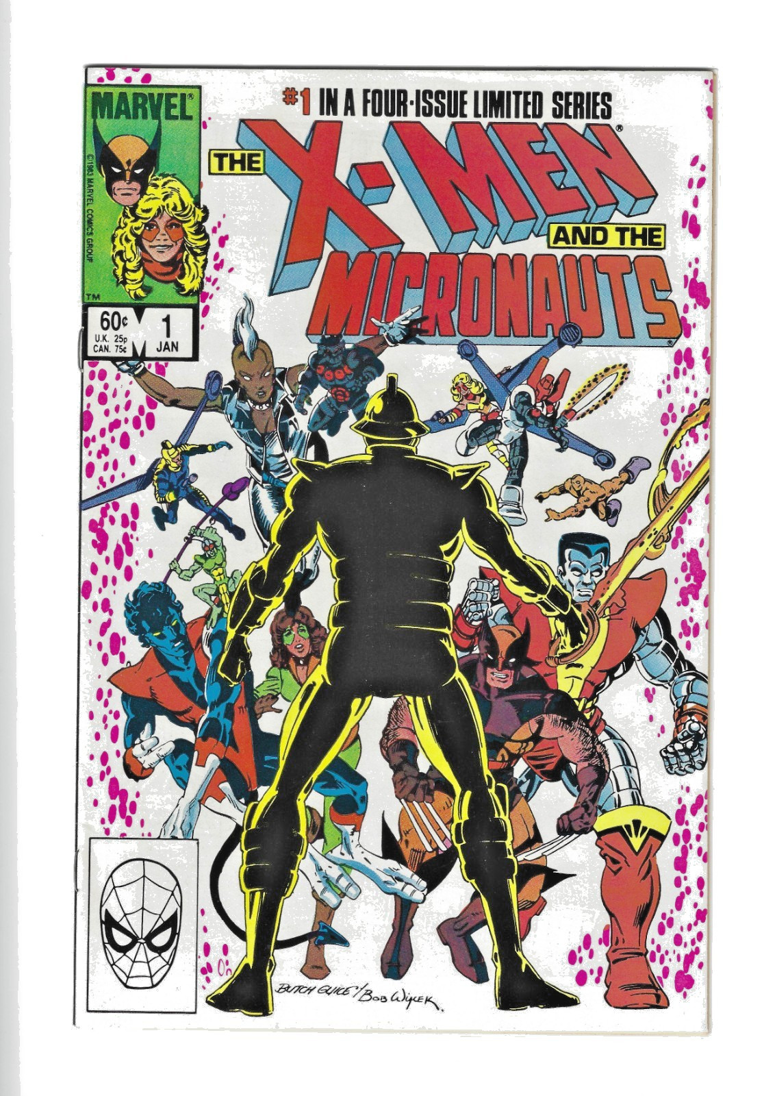The X-Men And The Micronauts #1-4 Marvel Comics 1983 Complete Series