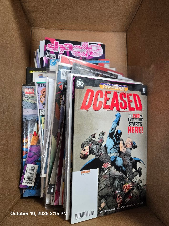 6 LB Comic Book Lot (30–50 Books) Marvel DC Image Valiant Mixed Titles 6 LB Comic Book Lot (30–50 Books) Marvel DC Image Valiant Mixed Titles