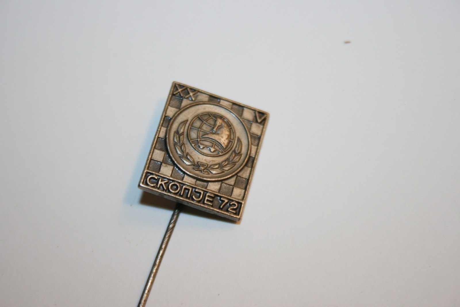 Wow Old Vintage CKONJE 72 Pin Pinback Lapel Hat Uniform Rare Unique 