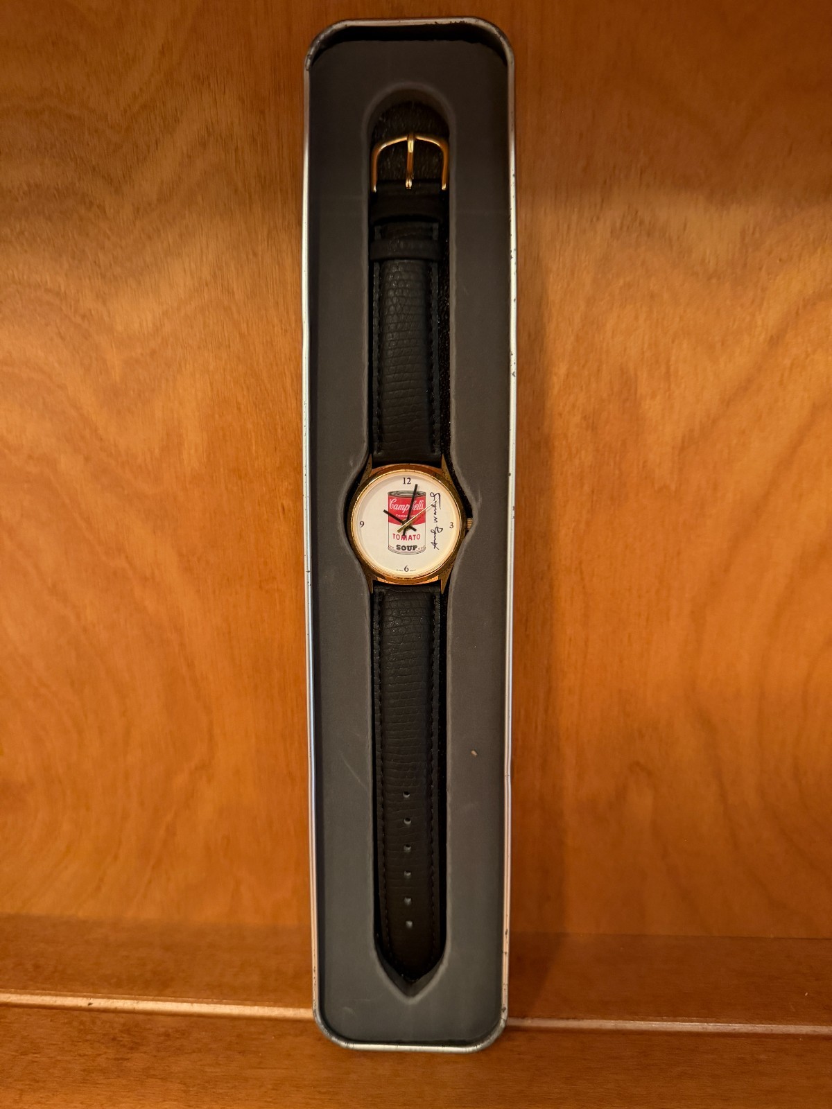 Vintage 1993 Campbell\'s Soup Andy Warhol Watch