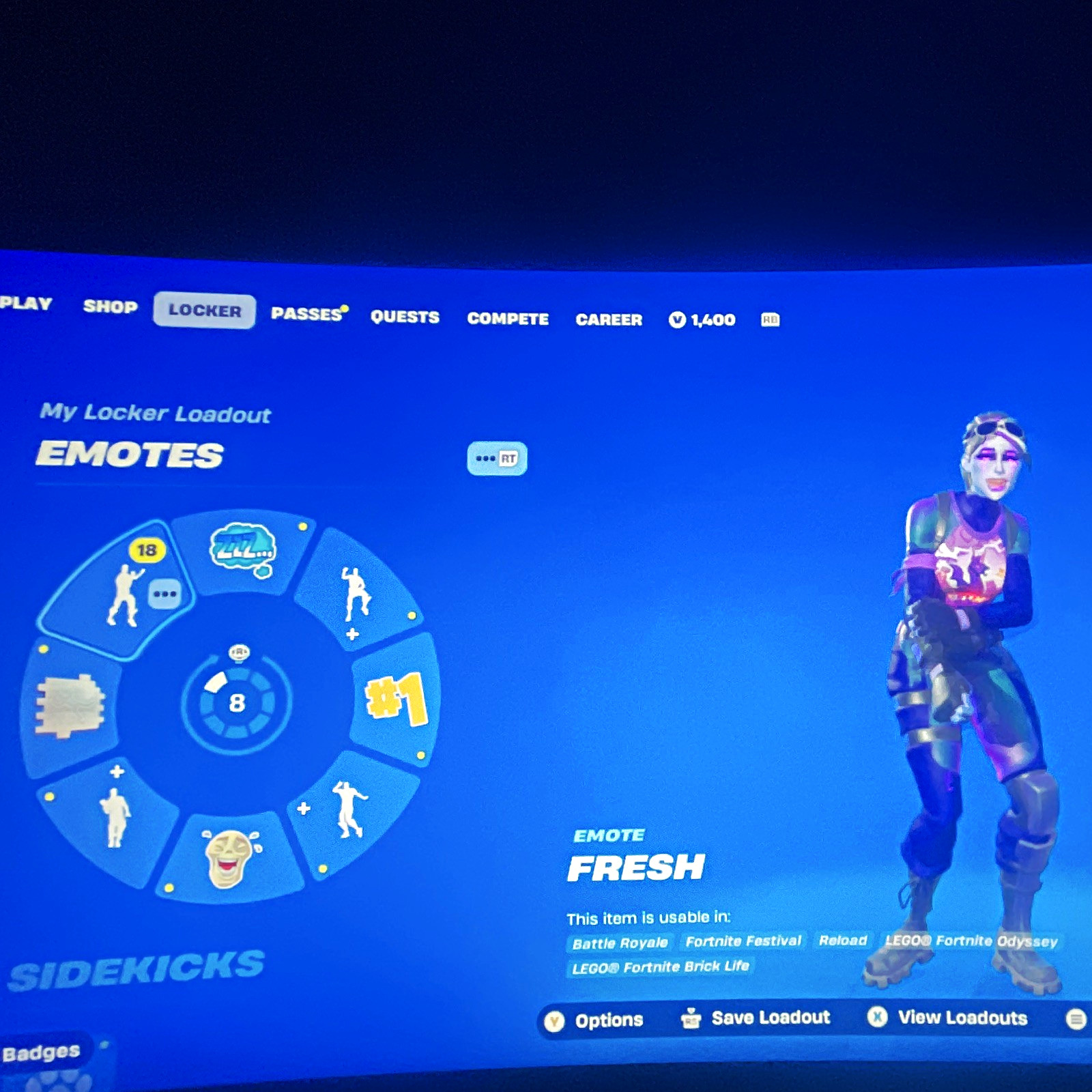 Fortnite OG fresh emote  1.4k vbucks