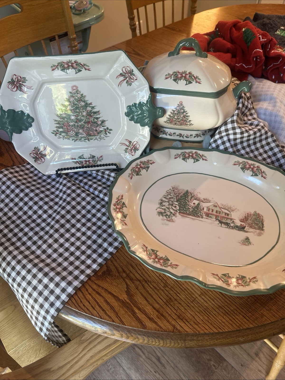 Vintage Christmas Stoneware