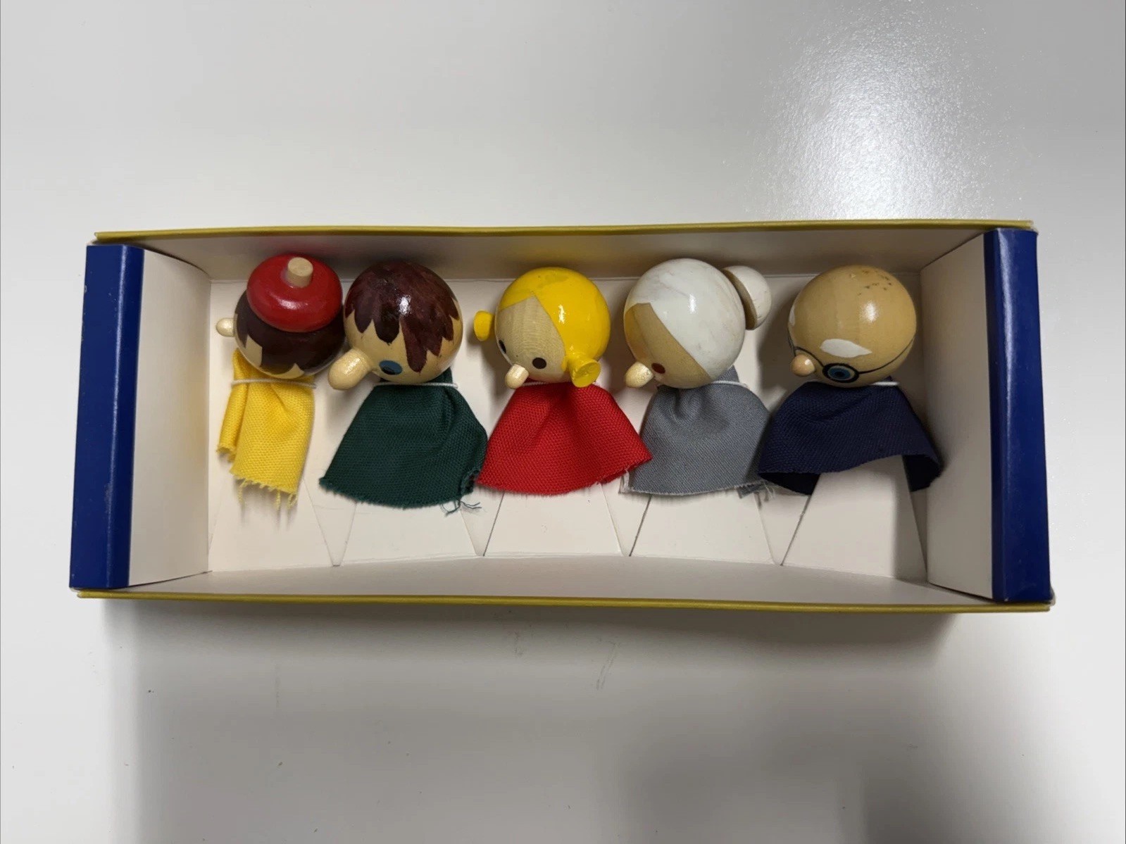 Vintage Creative Playthings Finger Puppets F0353 Teaching School Japan NOS