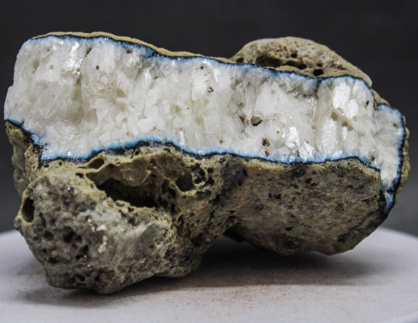 601G New Discovery Sumatra Dumortierite Rough Blue Mineral Specimen