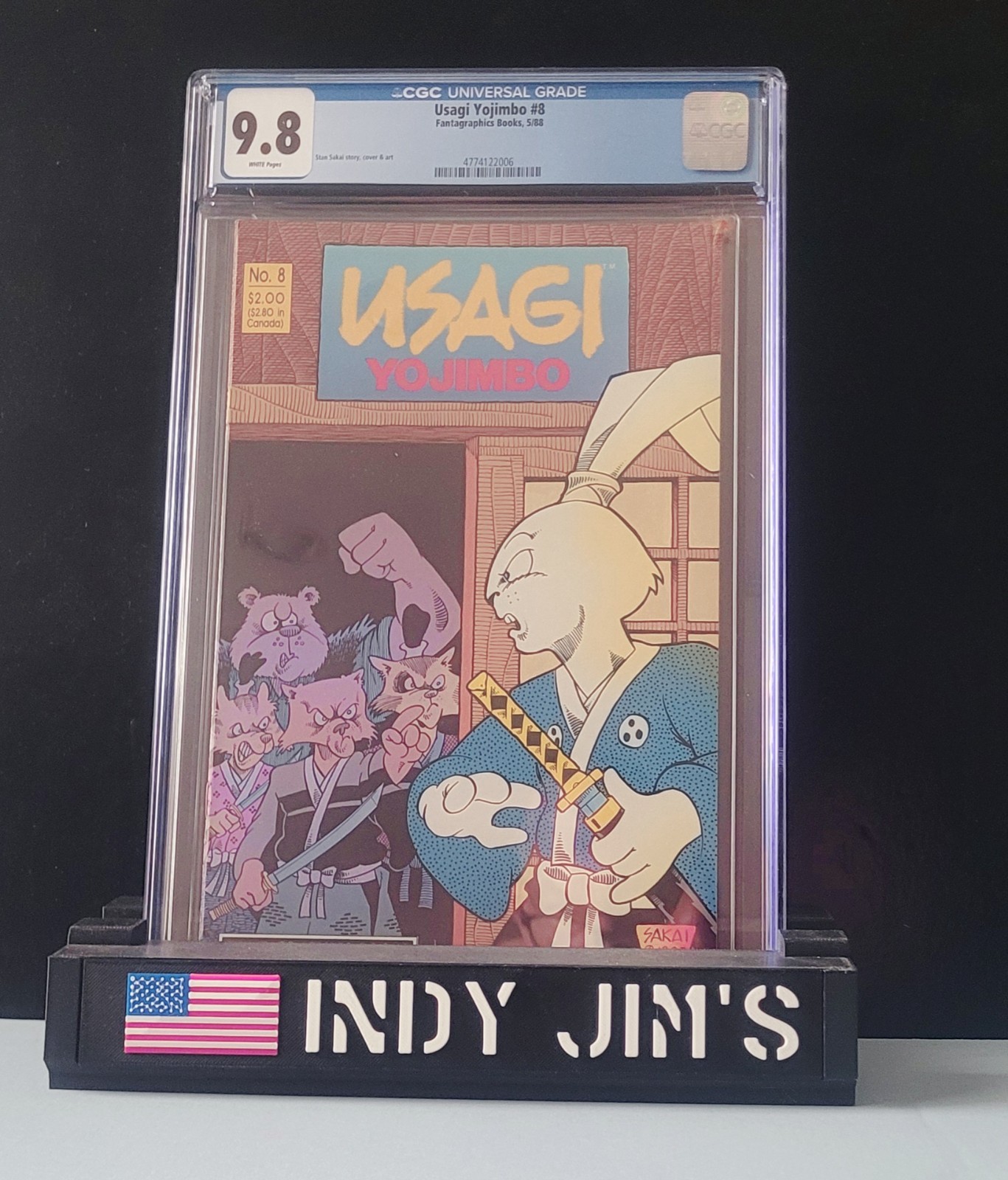 Usagi Yojimbo  # 8 (5/88)  ***HARD TO FIND 9.8 1ST PRINT***