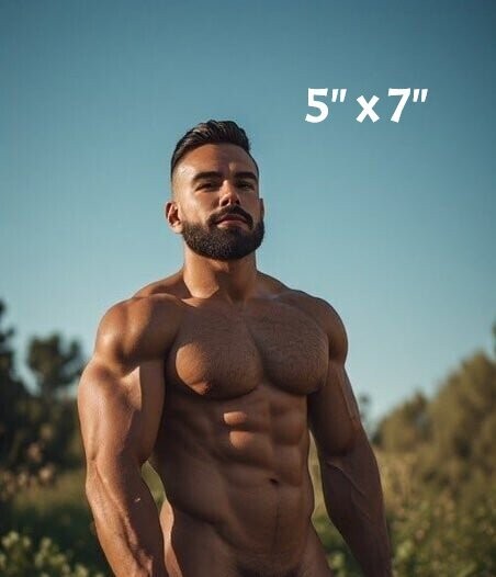 Shirtless Muscle Stud Beefcake Hunk 5x7 Fantasy Photo Photograph Reprint 1689 Shirtless Muscle Stud Beefcake Hunk 5x7 Fantasy Photo Photograph Reprint 1689