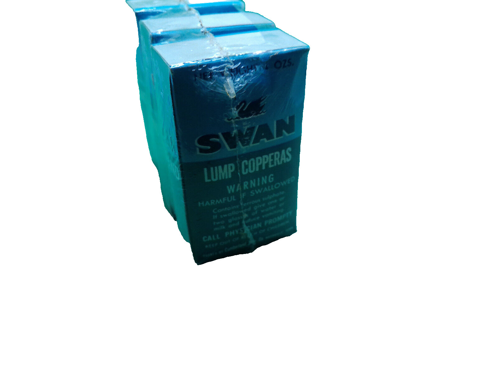 Swan Lump Copperas vintage health and beauty aid lot 3 NOS sealed