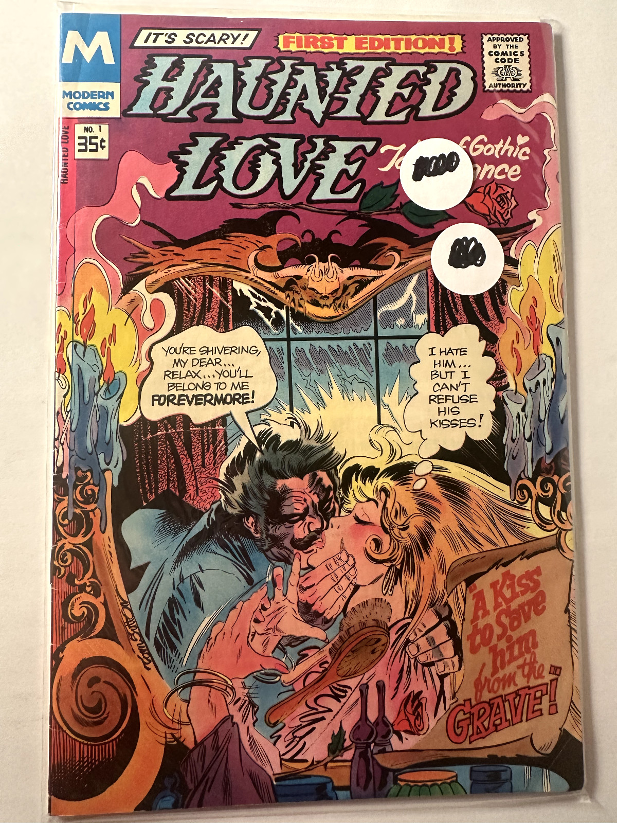 Haunted Love #1 (Modern) - Tom Sutton cover - $10 flat ship