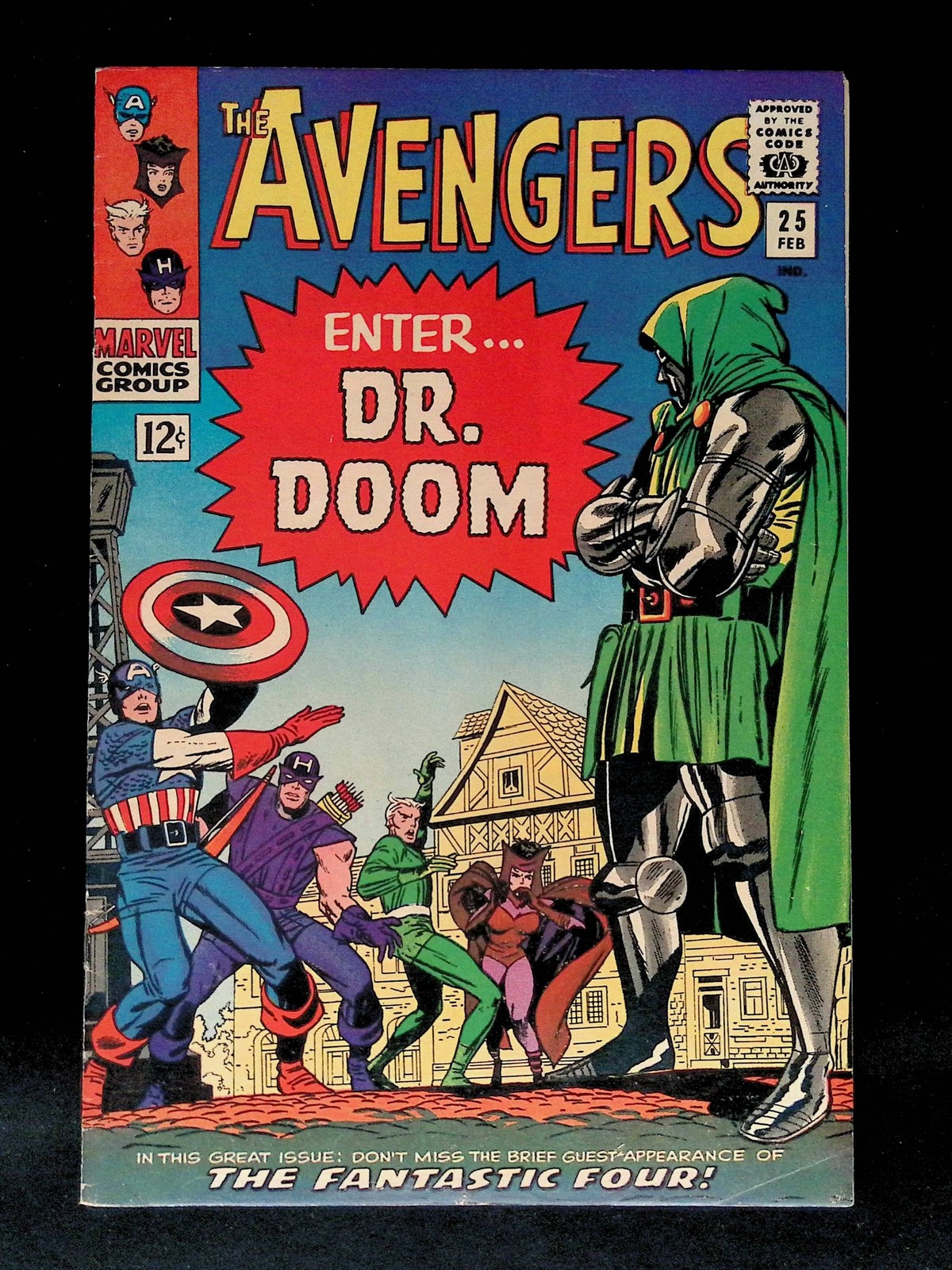 1966 Avengers 25 1st Doctor Doom Fantastic Four Marvel
