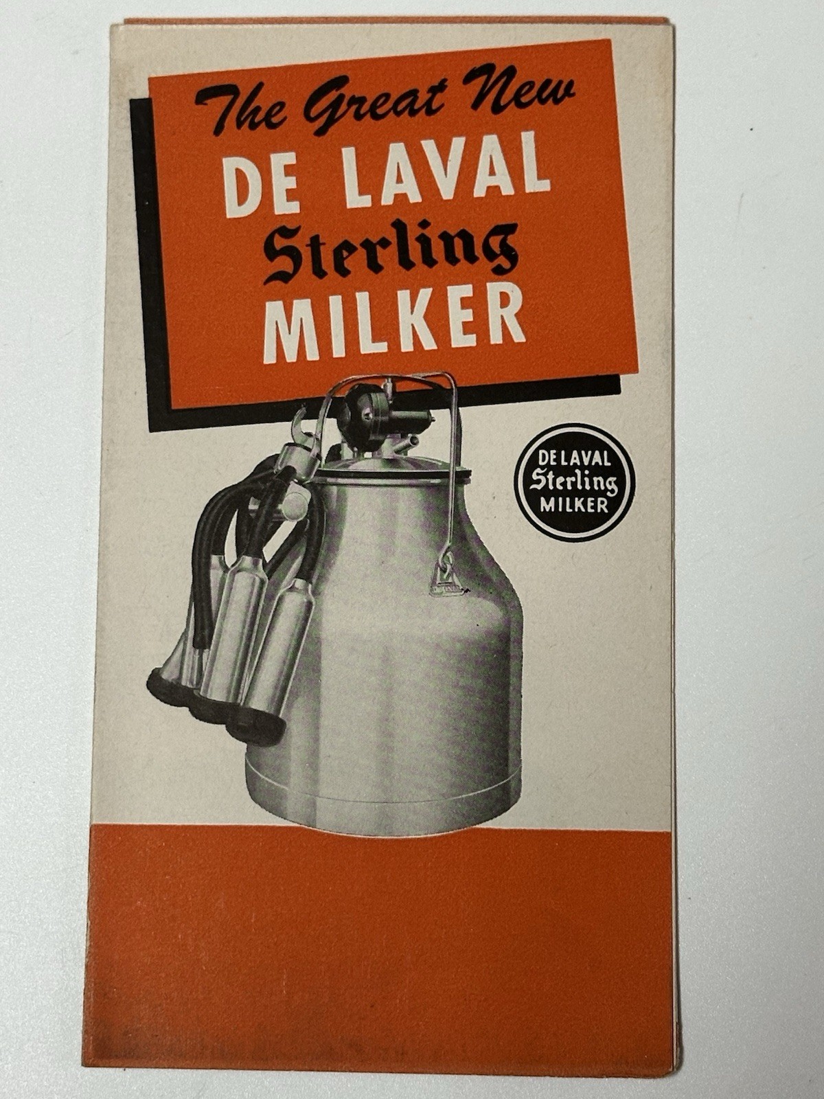 1950's De Laval Dairy Milking Machine pamphlet (22A)