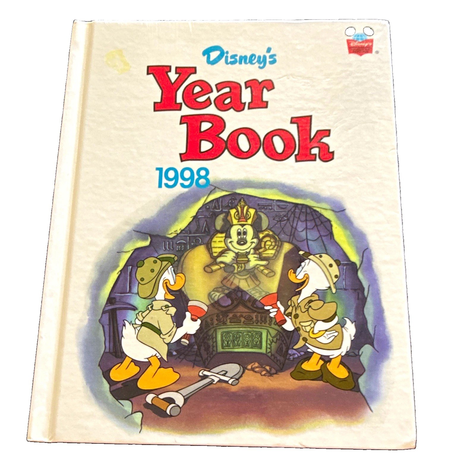Disney Year Book 1998 Hardcover Book Donald Duck Winnie the Pooh Snow White