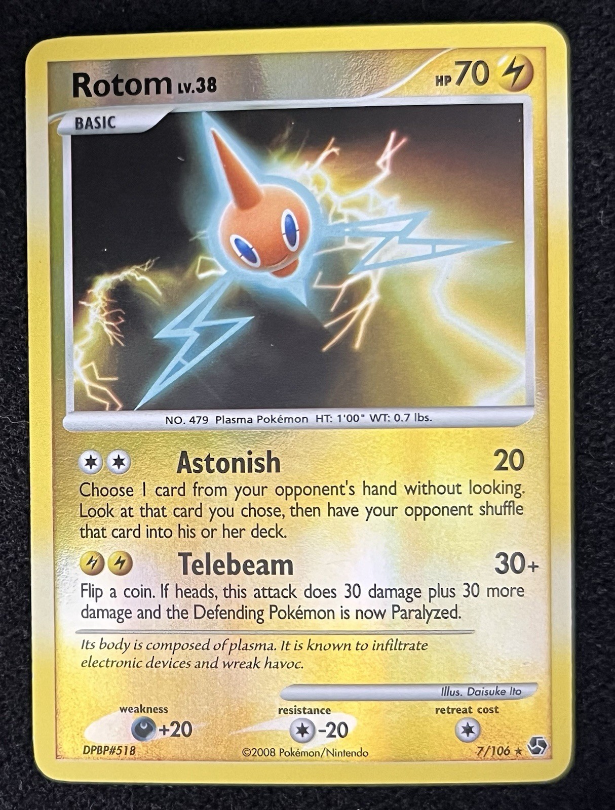 (NM) Rotom 7/106 Reverse - Pokemon Great Encounters
