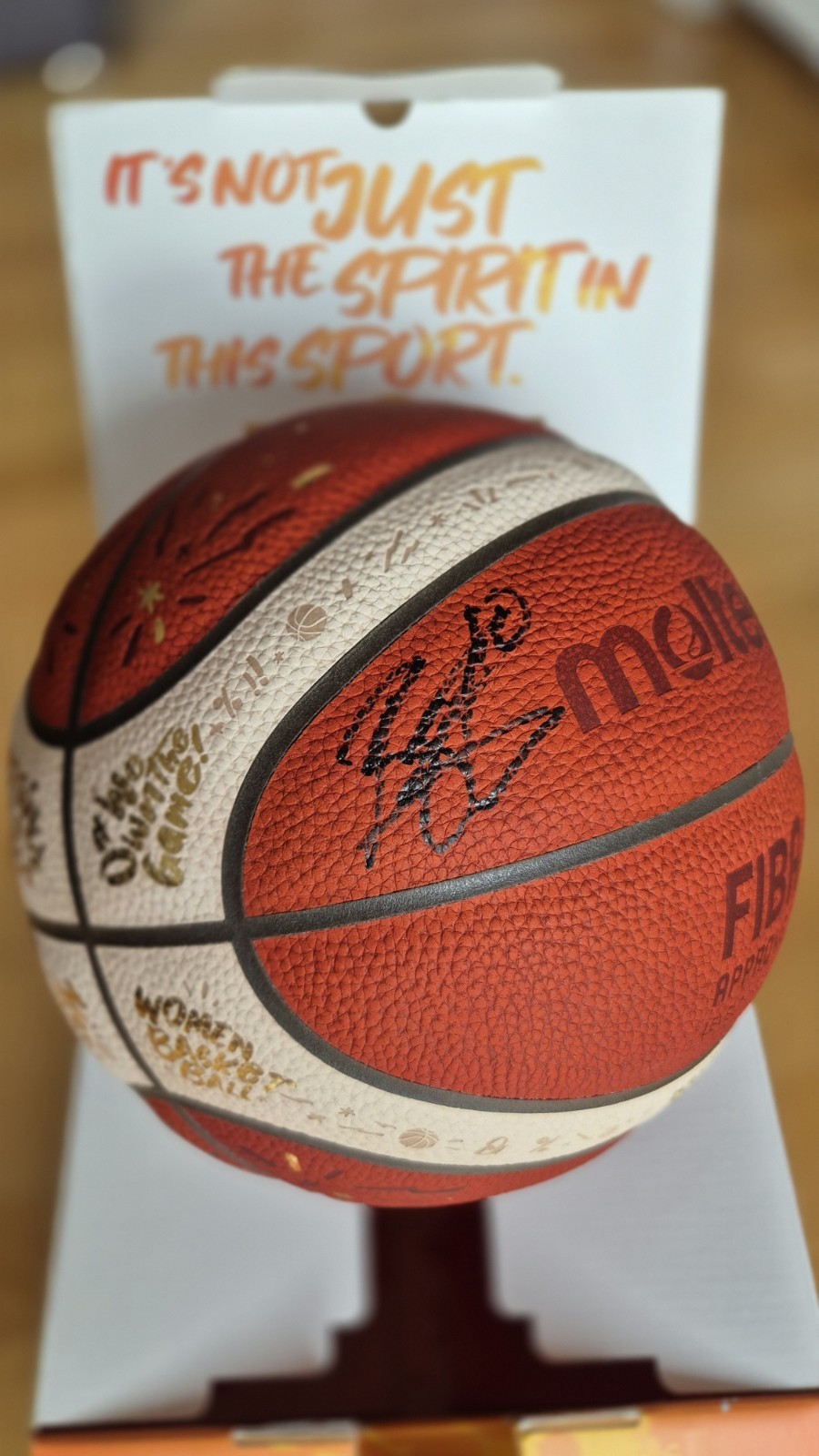 Breanna Stewart - Signed FIBA World Cup 2026 Finals Ball - MVP - Sep 13 Berlin
