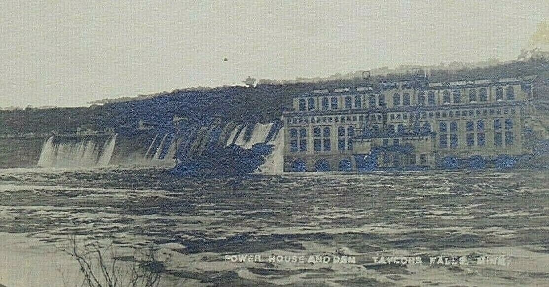 Power House & Dam Taylors Falls Minnesota AZO Real Photo Postcard RPPC 3767 Power House & Dam Taylors Falls Minnesota AZO Real Photo Postcard RPPC 3767