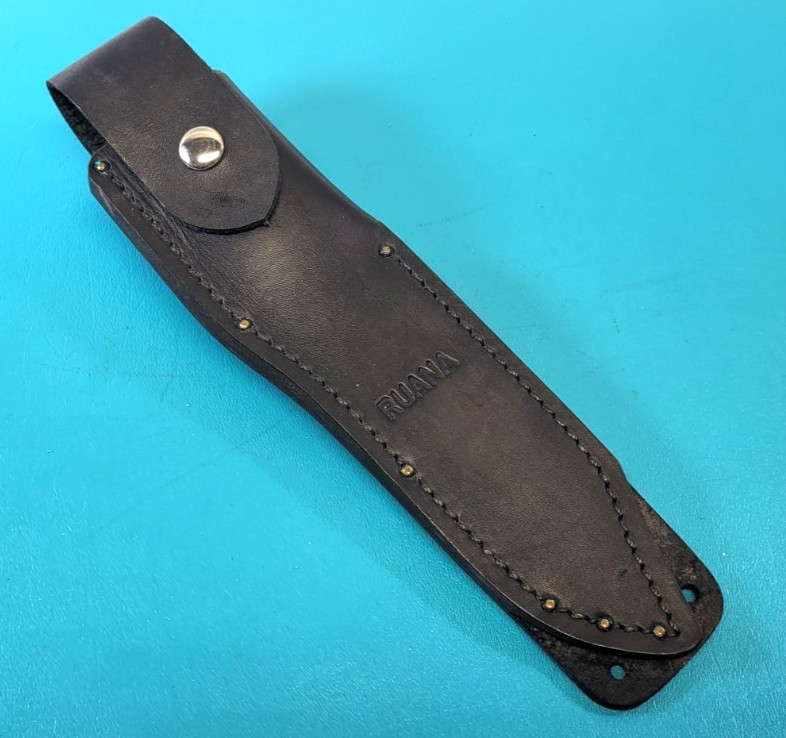 RH Ruana Black Leather Sheath Scabbard Bowie Hunting Knife Bowie Tr1348