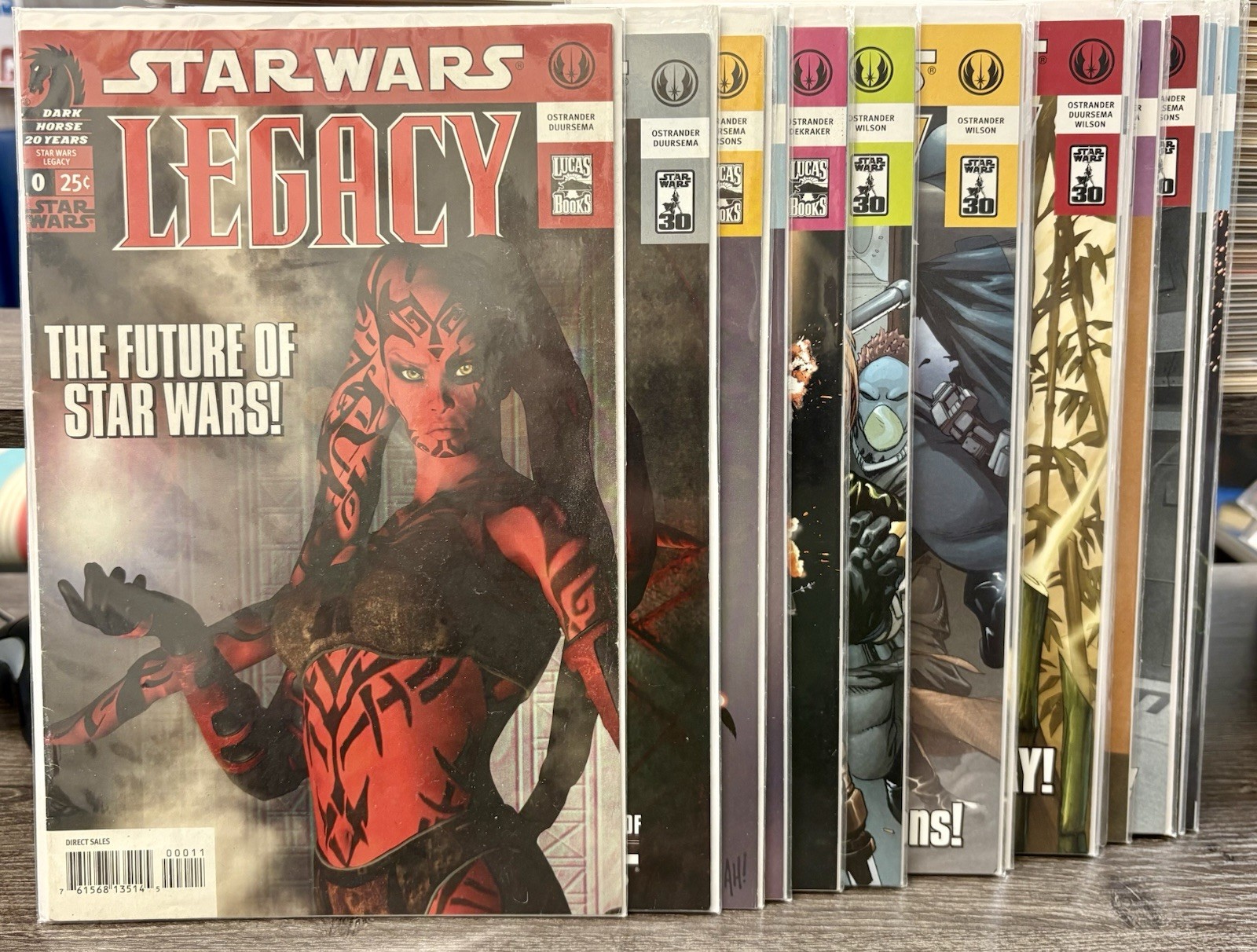 STAR WARS LEGACY Lot 15 Books #0 1st Darth Talon Cover To 21 NM Mixed Issue Lot
