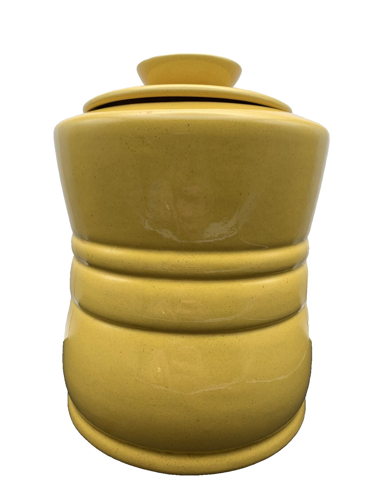 Frankoma Harvest Sunflower Yellow Canister Coffee Jar ~ 9 Frankoma Harvest Sunflower Yellow Canister Coffee Jar ~ 9