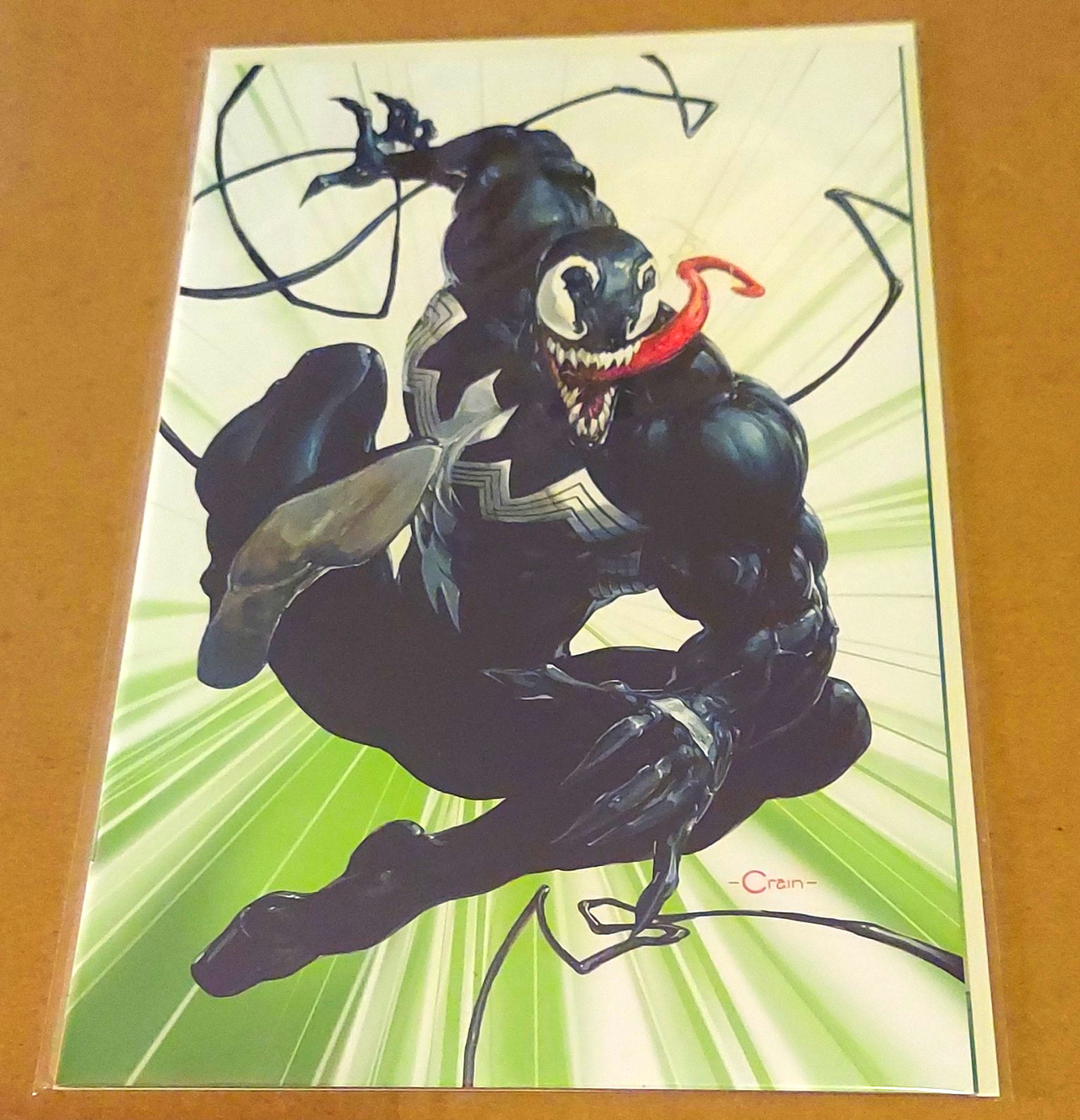 Venom #253 Clayton Crain Incentive 1:50 Ratio Virgin Variant Cover