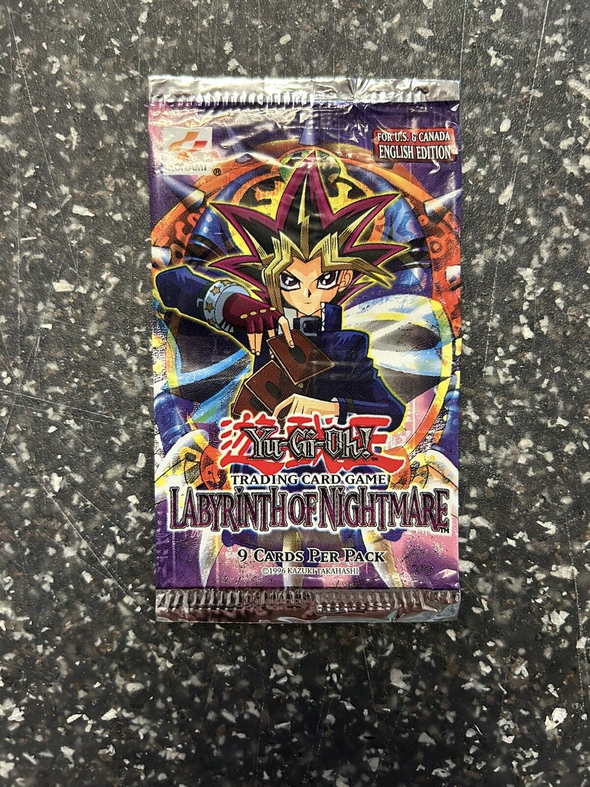 2003 Yugioh Labyrinth of Nightmare Booster Pack Empty