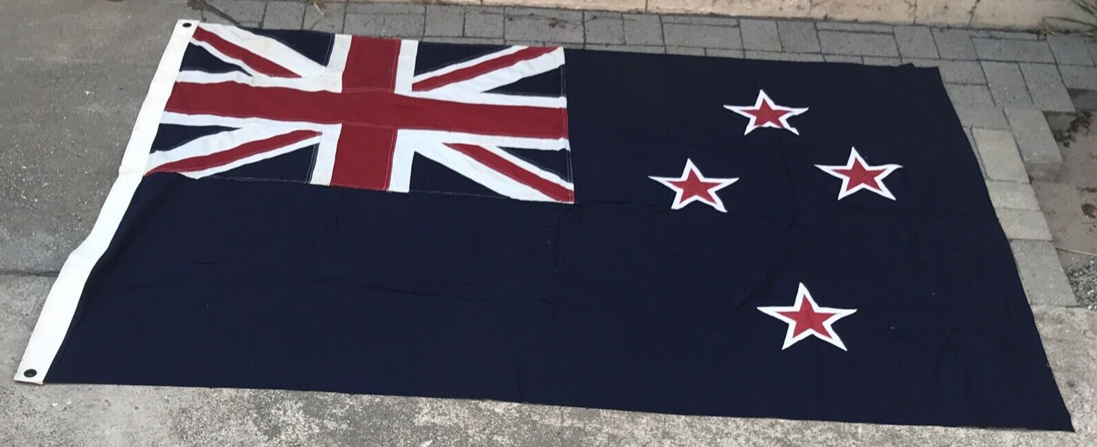 Vintage New Zealand Flag Canvas Large 47