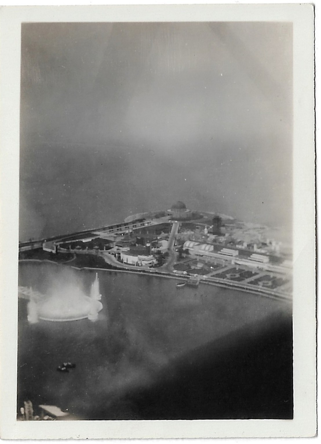 Vintage Bird's Eye Photo Century of Progress Exposition 1933 Chicago Worlds Fair