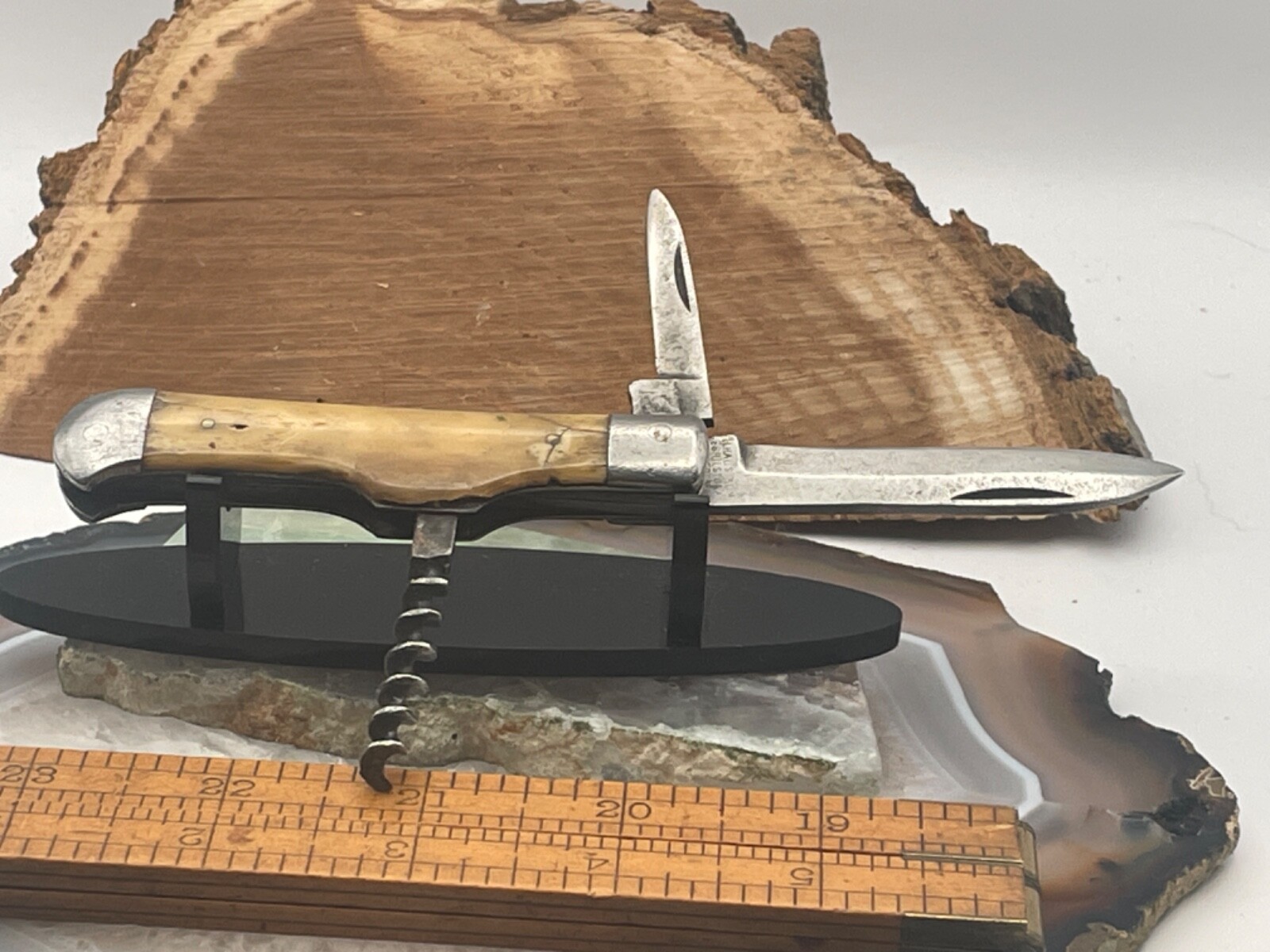 Antique(Pre-1925) Hallstrom Eskilstuna-Sweden Pocket Knife with Corkcrew--287.25
