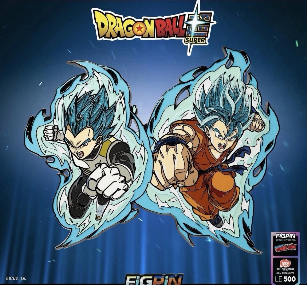 SSGSS Vegeta + Goku FiGPiN XL Toei Animation Exclusive LE 500 *SEALED* NYCC 2026